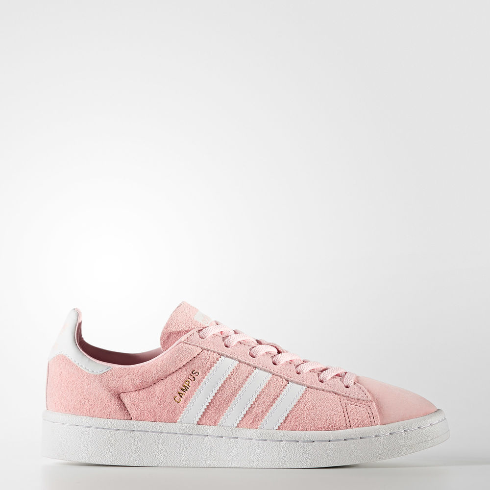 Adidas Campus - Originals γυναικεια - Ροζ/Ασπρα/Ασπρα,Μέγεθος: EU 36 – 54 2/3 (699ERGIO)